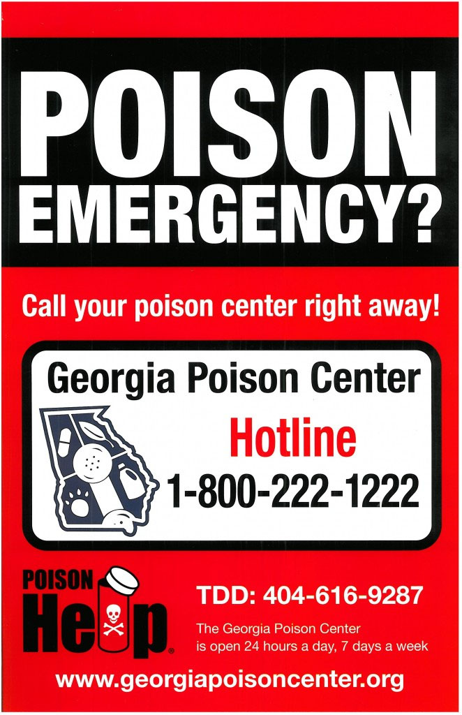 Poison Control Printable Poster